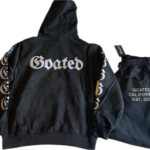 NEW w/ bonus Premium Hooded Sportswear Streetwear Cotton 2 piece hoodie & pants - Picture 5 of 12